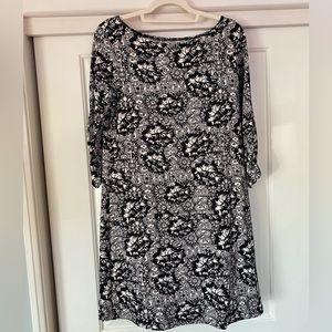 Black and White Floral dress